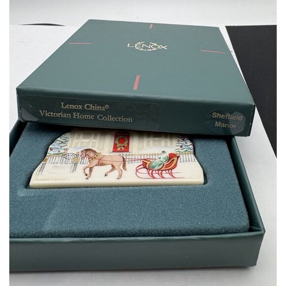 Lenox Victorian Home Collection Sheffield Manor Porcelain Ornament w Box Retired - Picture 3 of 4